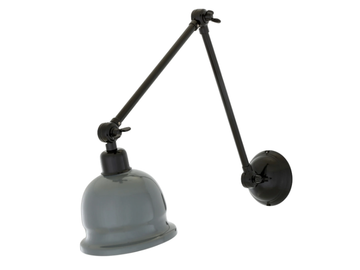 NICO POWDER COATED BLACK - Adjustable wall lamp by mullan lighting - view 3